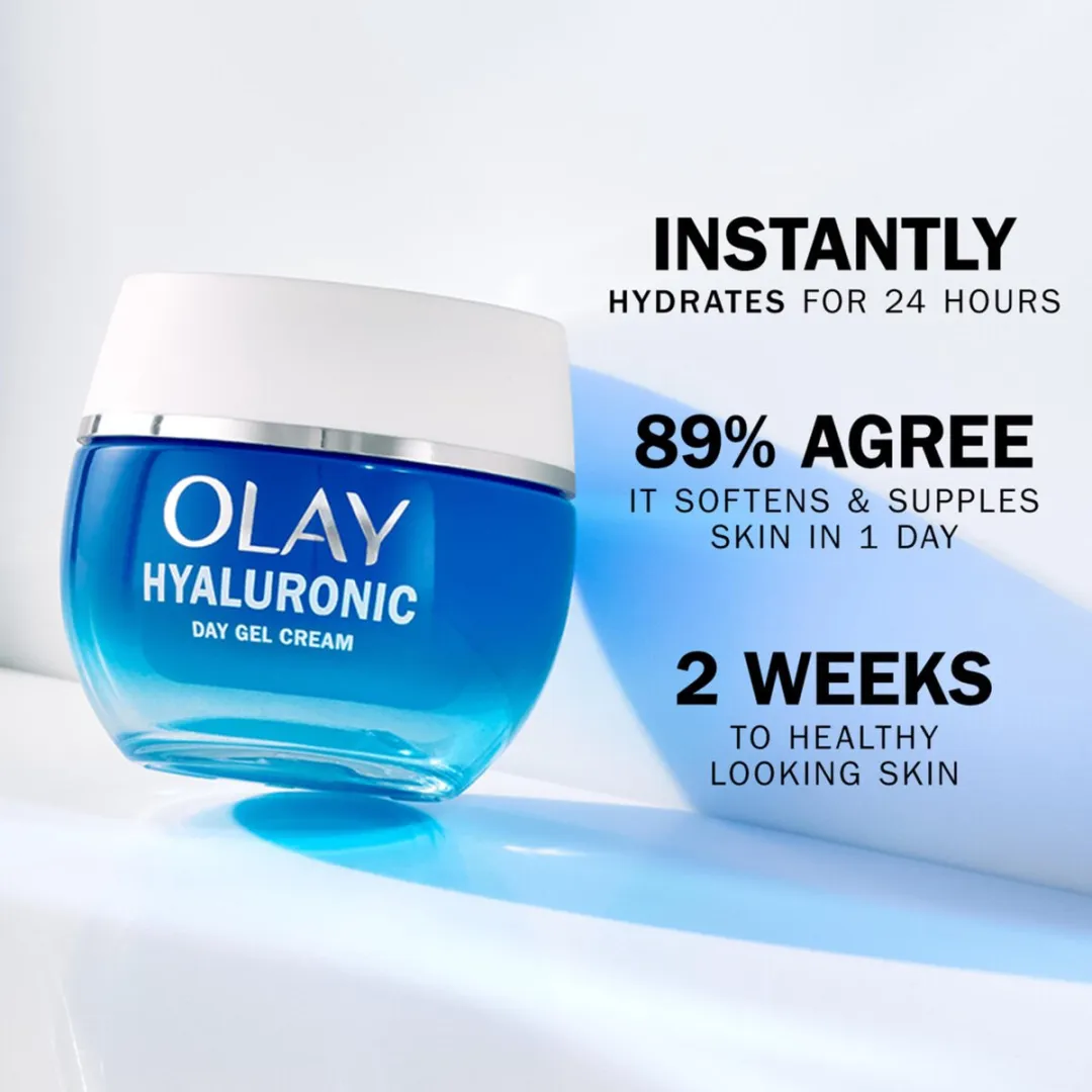 Olay Hyaluronic Dagcrème - 200ml (4x50ml)