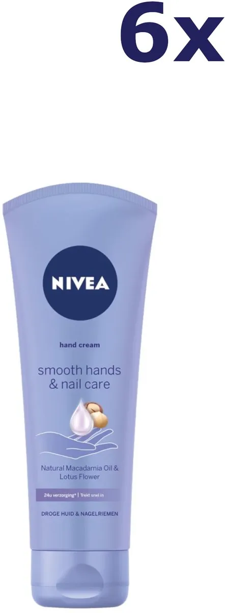 NIVEA Zijdezachte Handen & Nagelriemen Crème 100ml - 6 Stuks - afbeelding 6 van 6