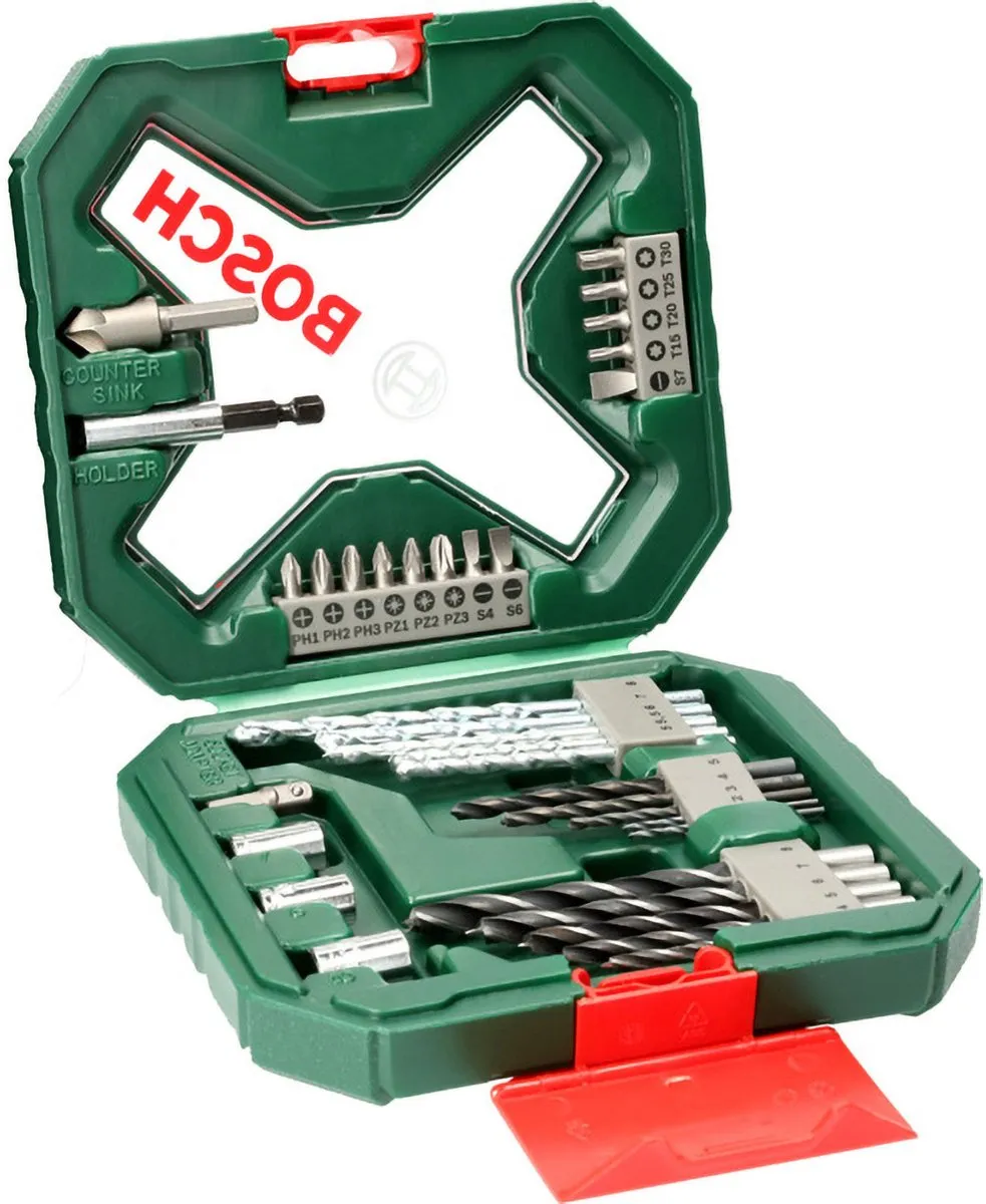 Bosch X-Line Borenset 34-delig - HSS Metaal/Steen/Hout - afbeelding 6 van 6