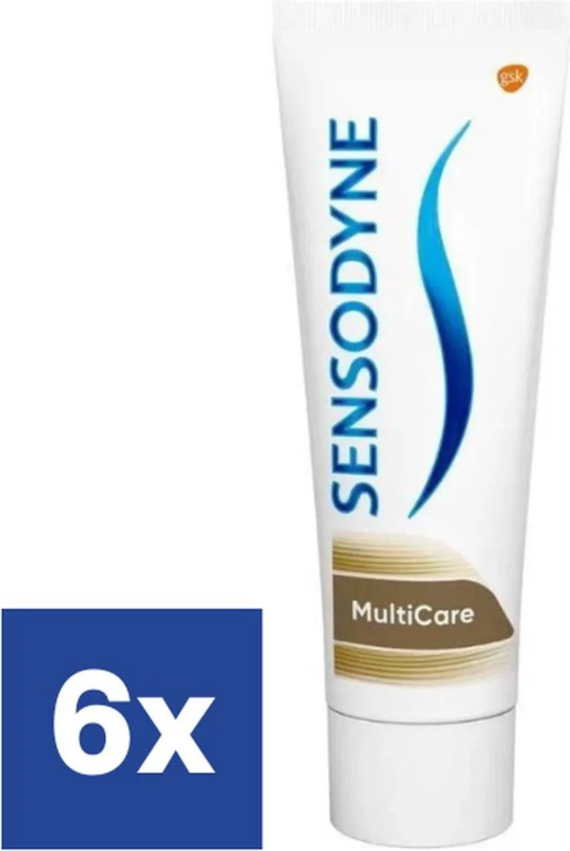 Sensodyne MultiCare Tandpasta - 450ml (6x75ml)