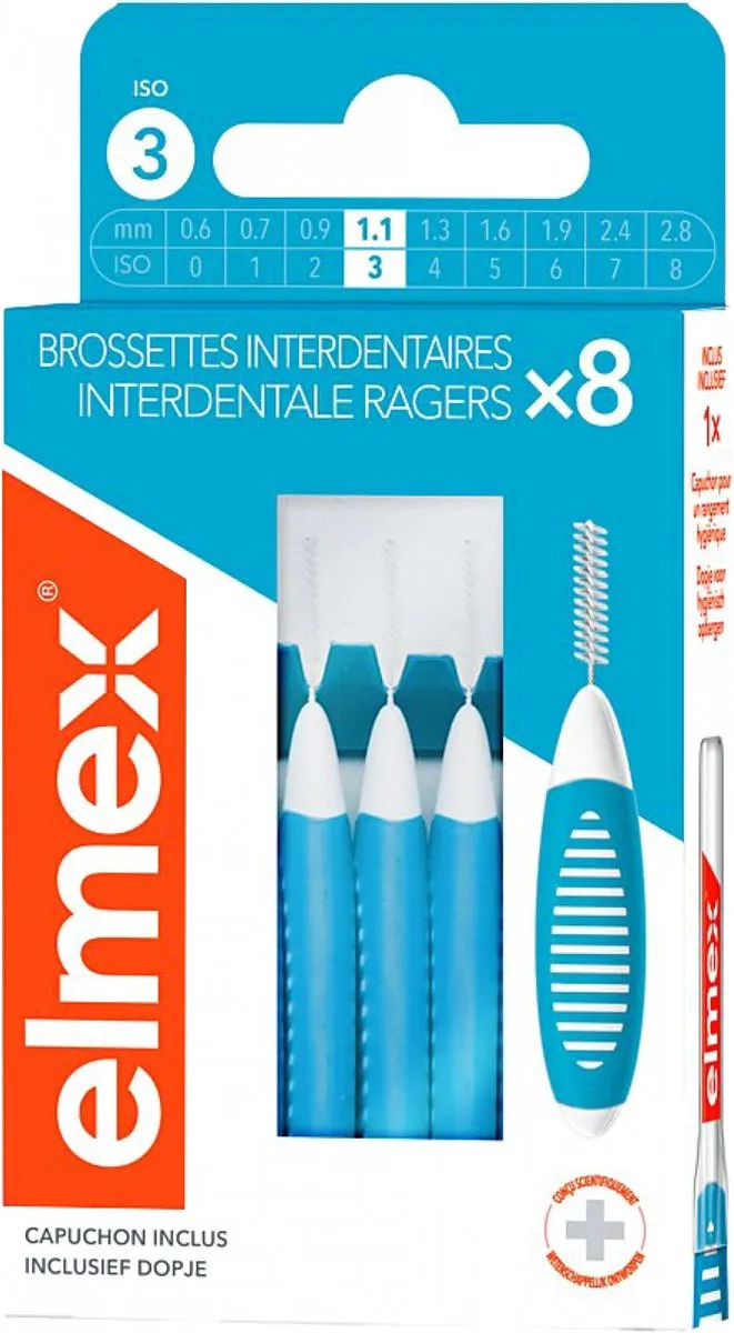 Elmex Interdentale Ragers ISO Maat 3