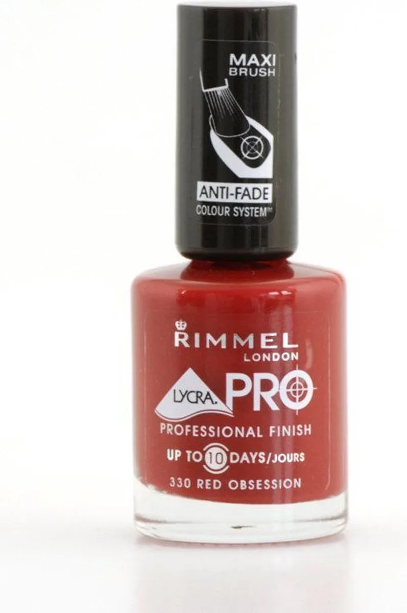 Rimmel London Lycra Colour Nagellak 330 Red Obsession