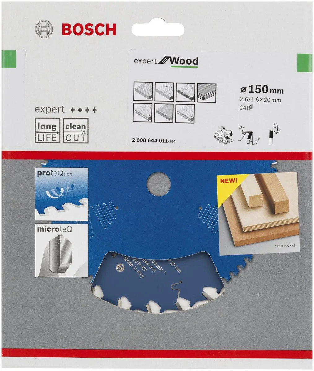 Bosch S956XHM Reciprozaagblad 150mm - 24 Tanden - Hout