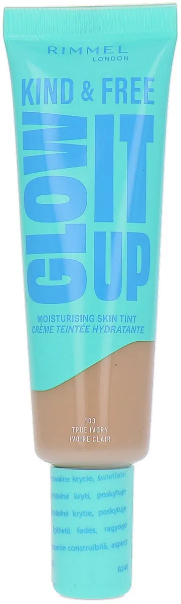Rimmel London Kind & Free Glow It Up Moisturising Skin Tint 103 True Ivory
