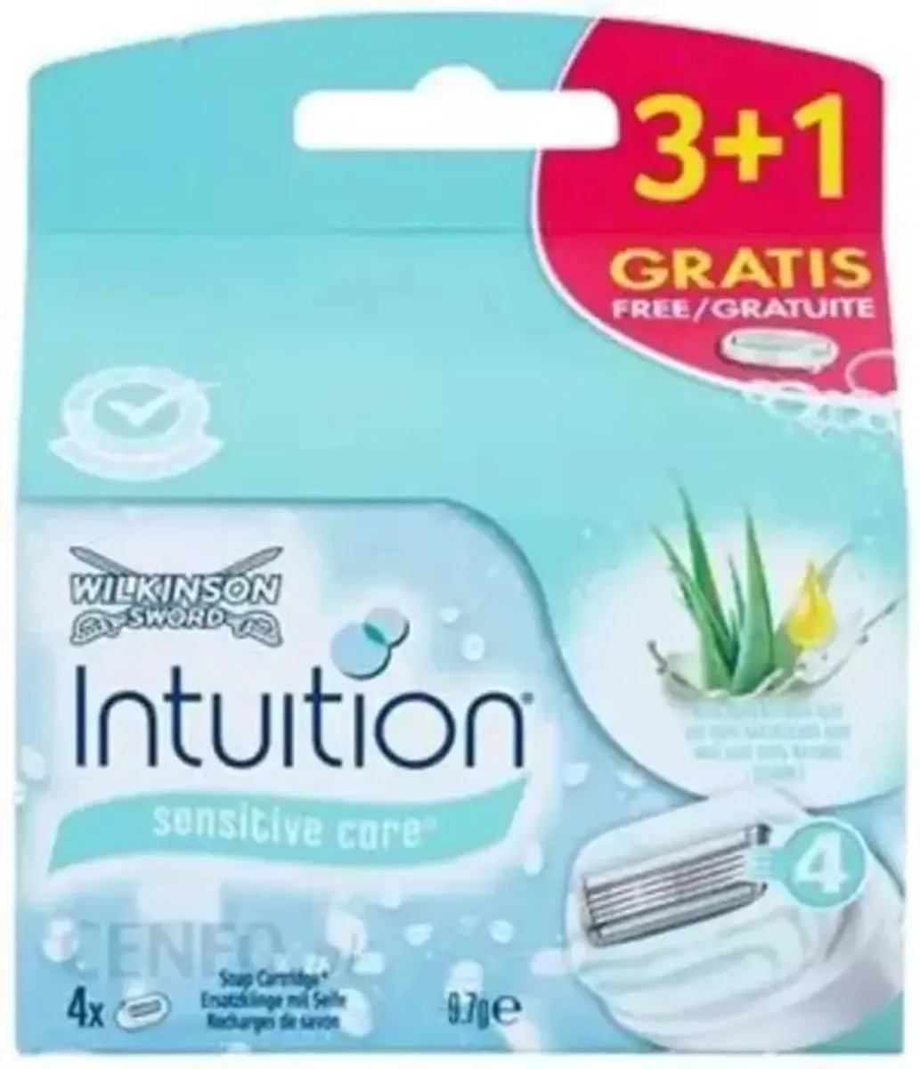 Wilkinson Sword Intuition Sensitive Care Scheermesjes 4 Stuks
