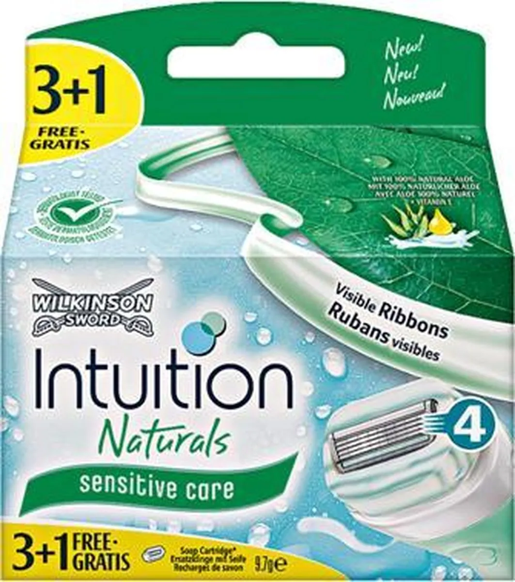Wilkinson Sword Intuition Sensitive Care Scheermesjes 4 Stuks