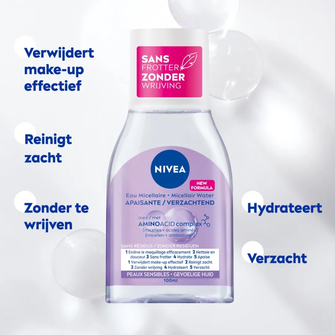 NIVEA Essentials Soothing Micellair Water 6x100ml