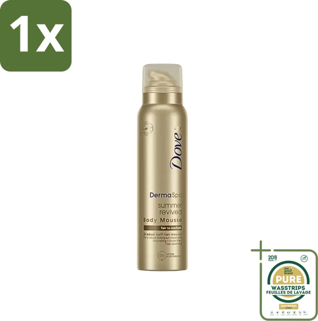 Dove DermaSpa Zelfbruinende Mousse Medium-Dark 150ml