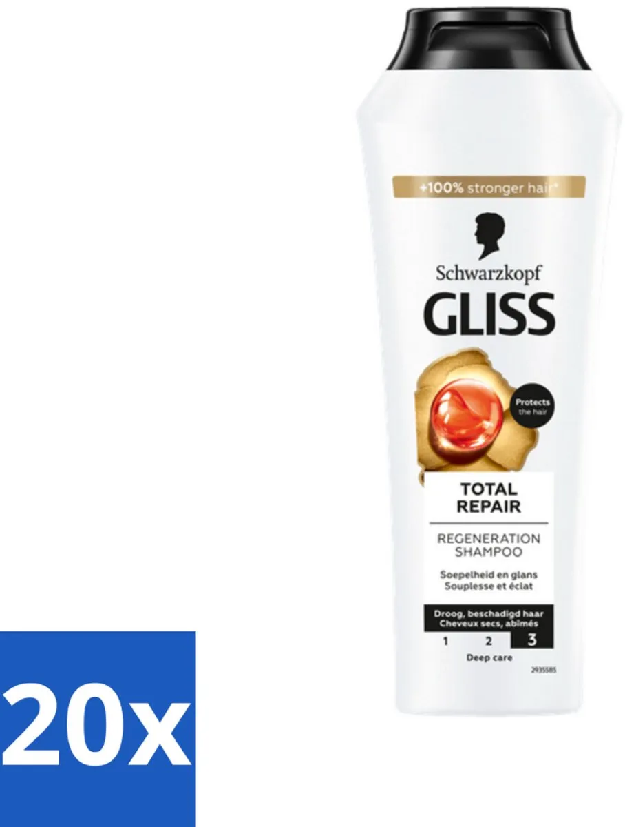 Schwarzkopf Gliss Kur Total Repair Shampoo 250ml