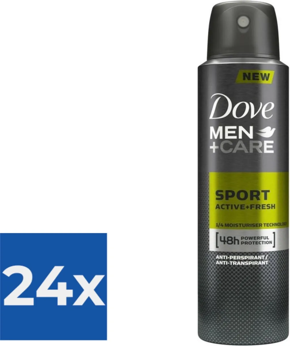 Dove Men+Care Sport Active Deo 150ml - 24 Stuks - afbeelding 6 van 6