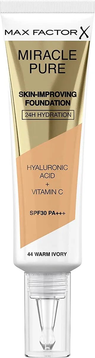 Max Factor Miracle Pure Foundation 44 Warm Ivory - 30ml