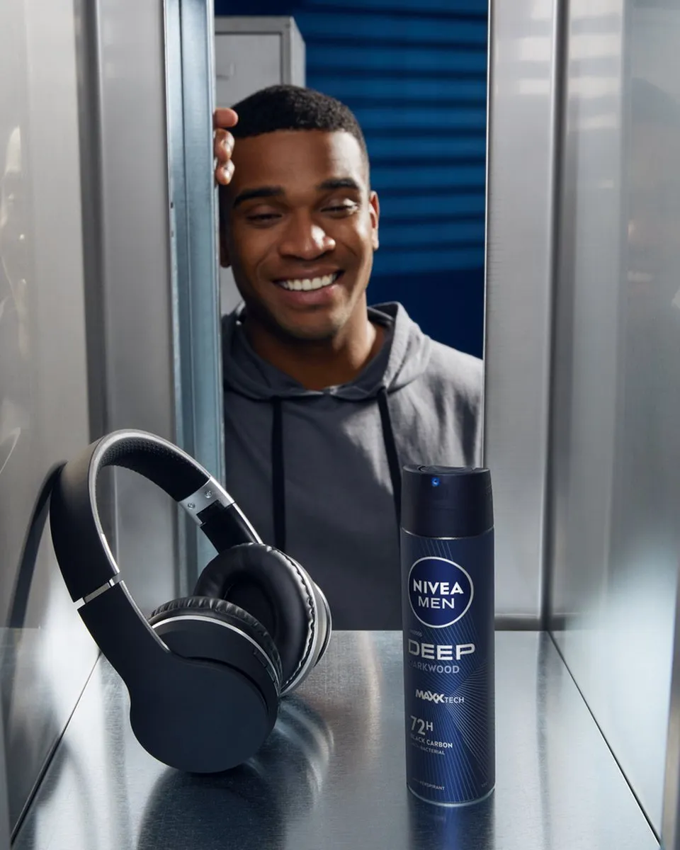 NIVEA MEN Deep Deodorant Spray Dark Wood - 6x150ml