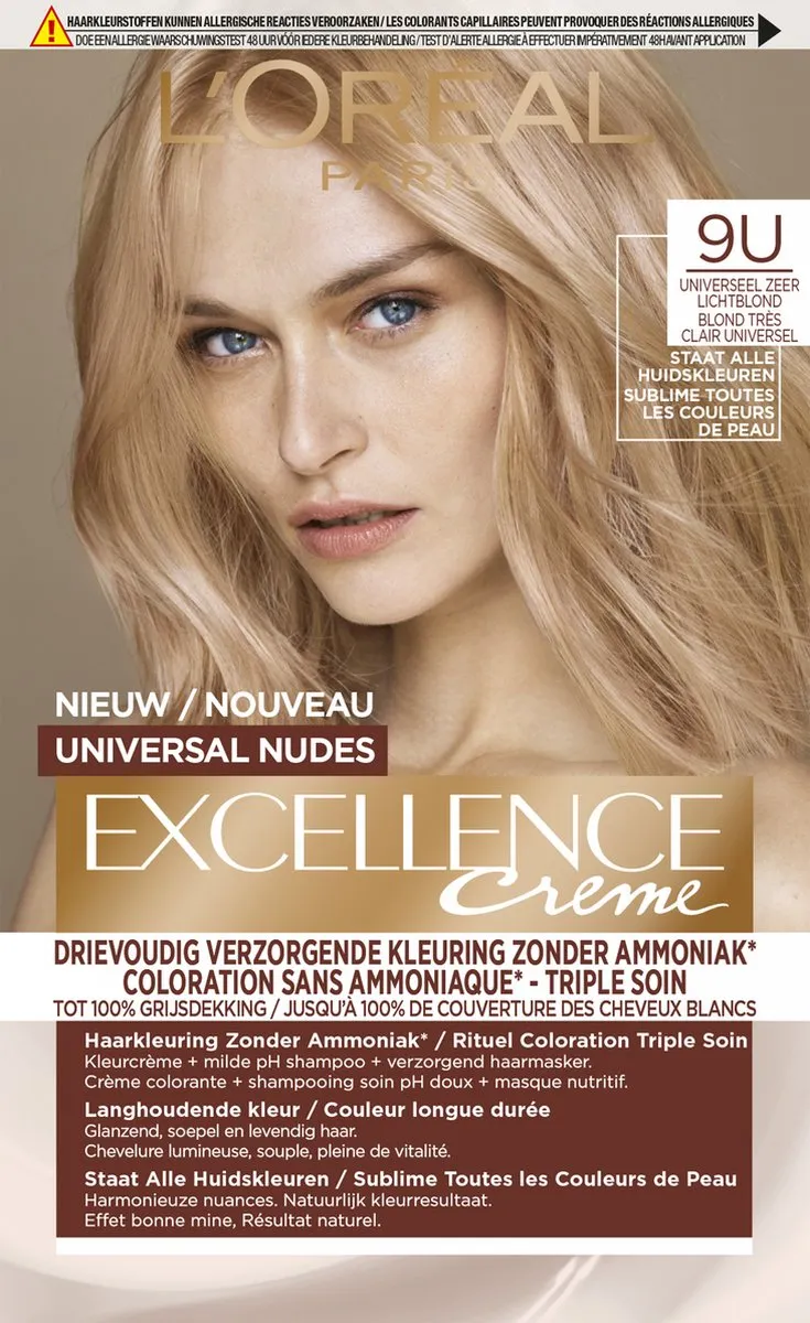 L'Oréal Paris Excellence Universal Nudes 9U Haarverf