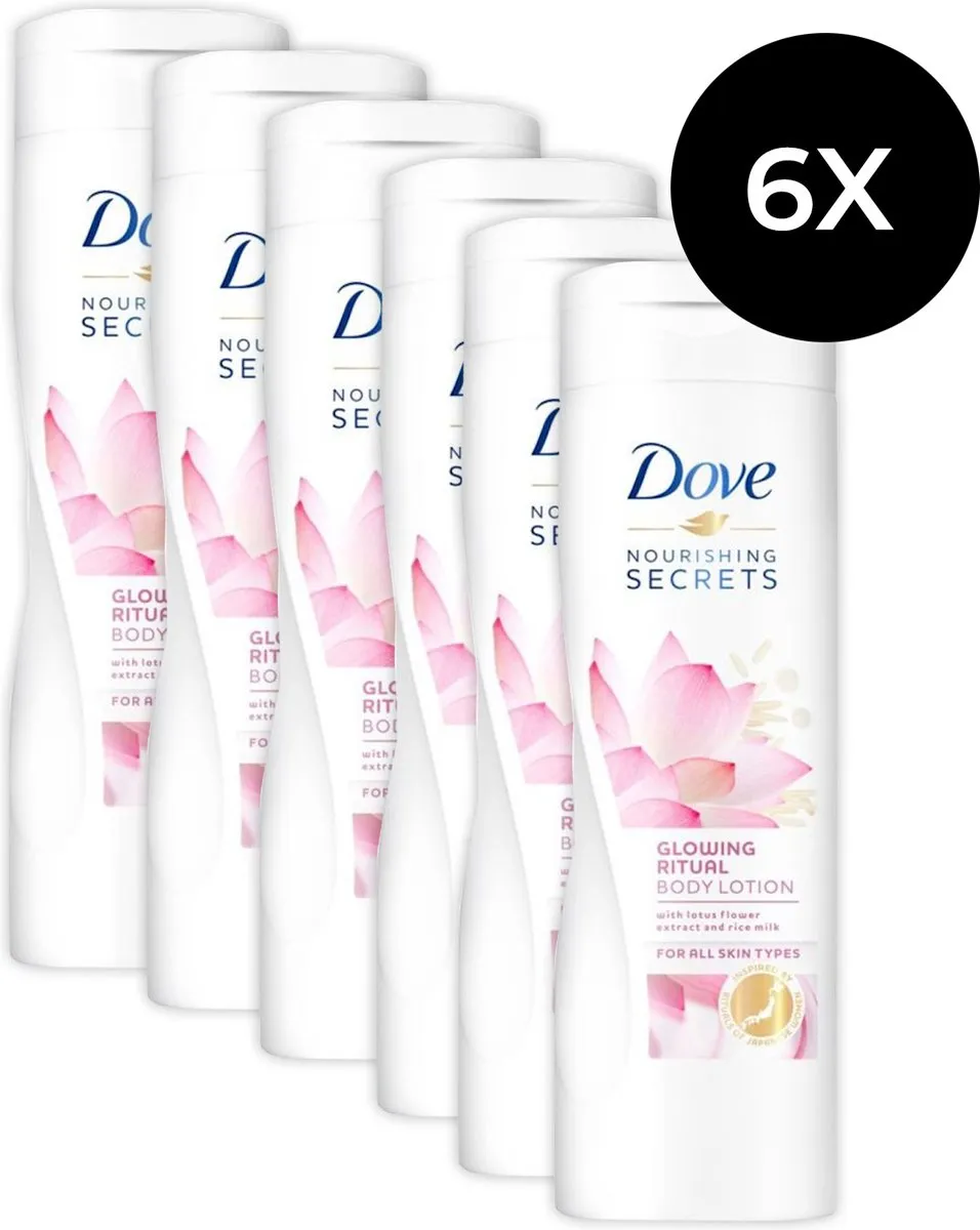 Dove Nourishing Secrets Glowing Ritual Bodylotion 2400ml - 6 Stuks