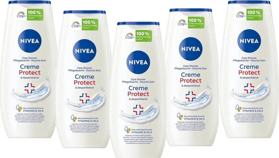 NIVEA Douchegel Creme Protect & Dexpanthenol 250ml - 6 Stuks