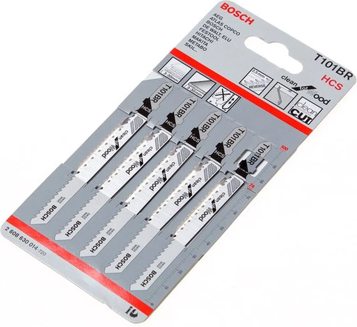Bosch Decoupeerzaagblad T101BR 5 - Metaal - 3 Stuks