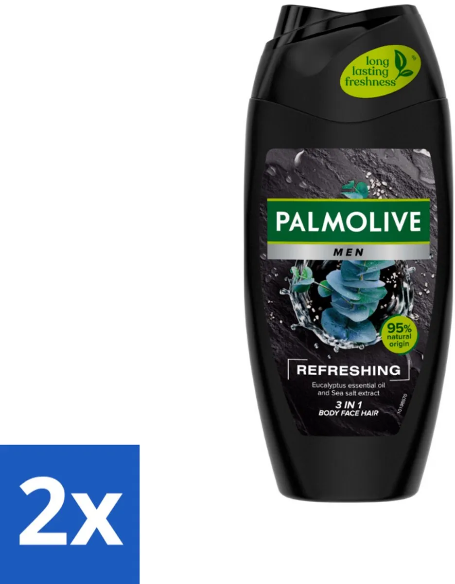 Palmolive Men 3-in-1 Douchegel 250ml - 2 Stuks