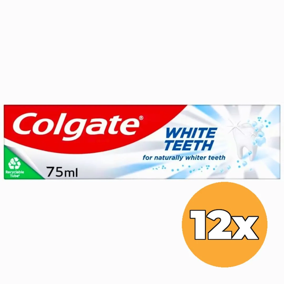 Colgate White Teeth Tandpasta 75ml - 12 Stuks