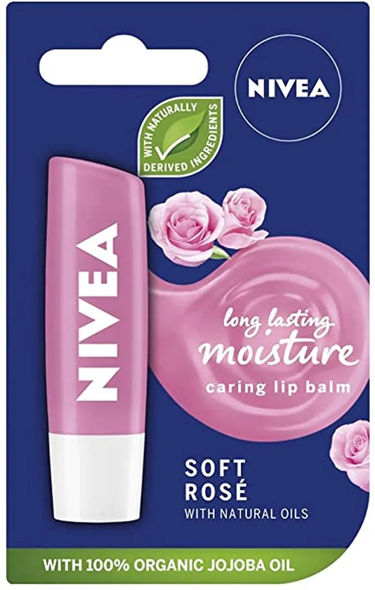NIVEA Lippenbalsem Soft Rose 5,5g