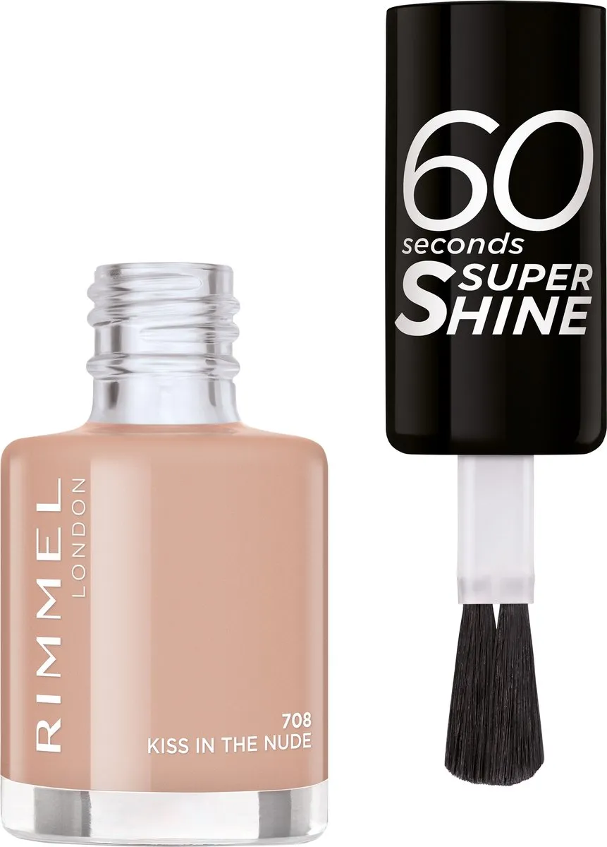 Rimmel London 60 Seconds Super Shine Nagellak 708 Kiss In The Nude