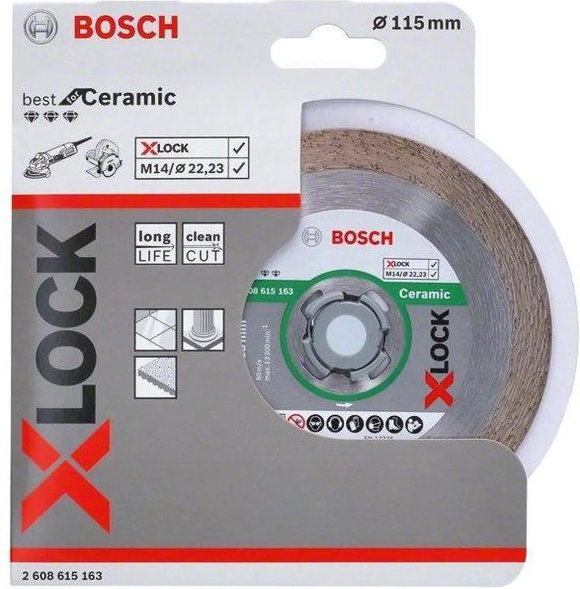 Bosch X-Lock Diamantschijf 115mm