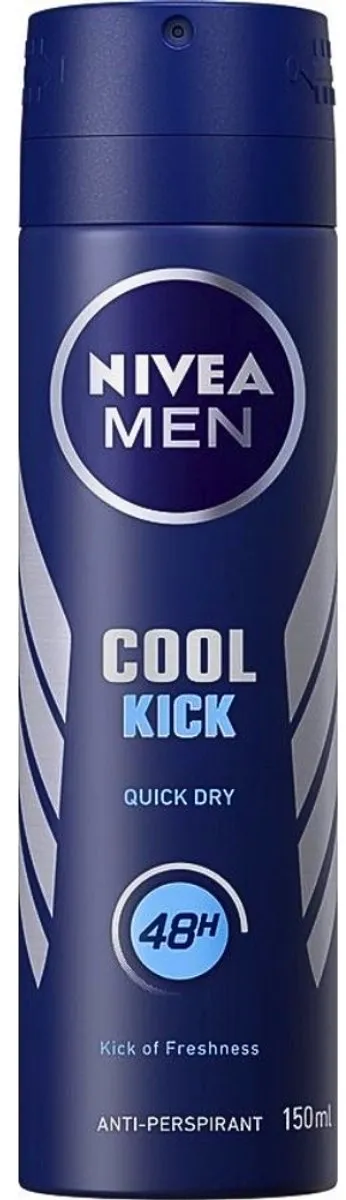 NIVEA Men Deospray Cool Kick 500ml - 2 Stuks