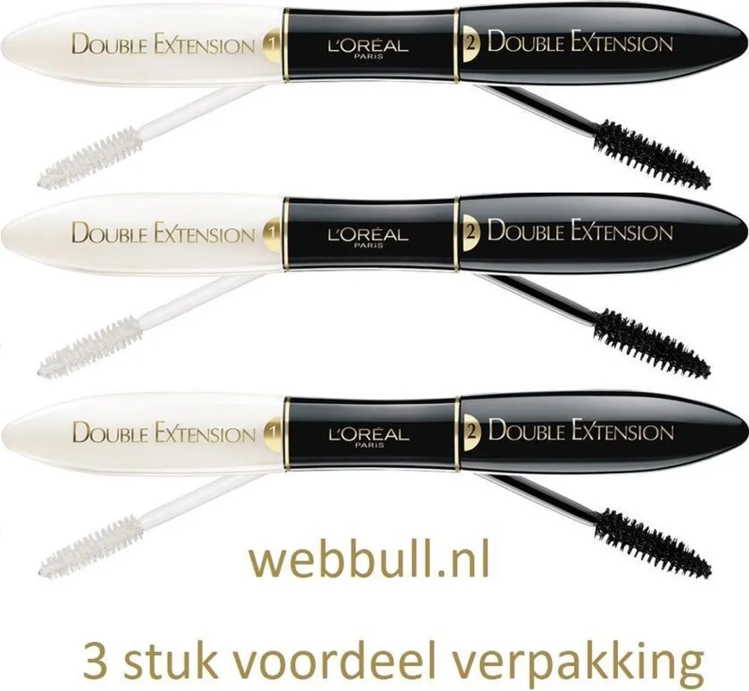 L'Oréal Paris Maq Double Extension Mascara Extra Black