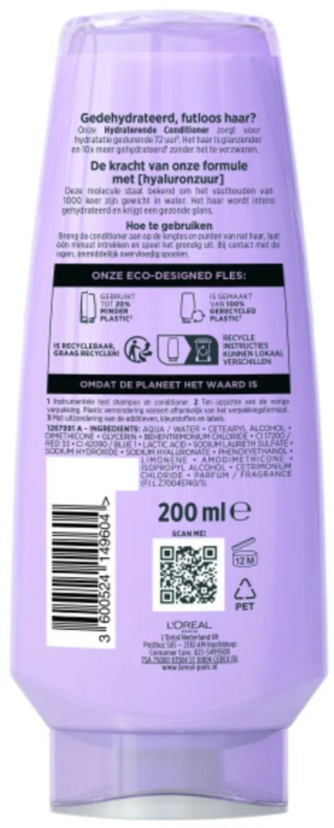L'Oréal Paris Elvive Hydra Hyaluronic Conditioner 200ml