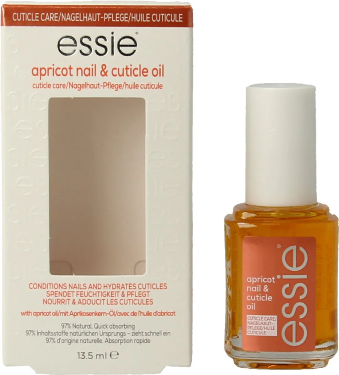 essie Nagel- en Nagelriemolie Abrikoos 13,5ml - afbeelding 6 van 6