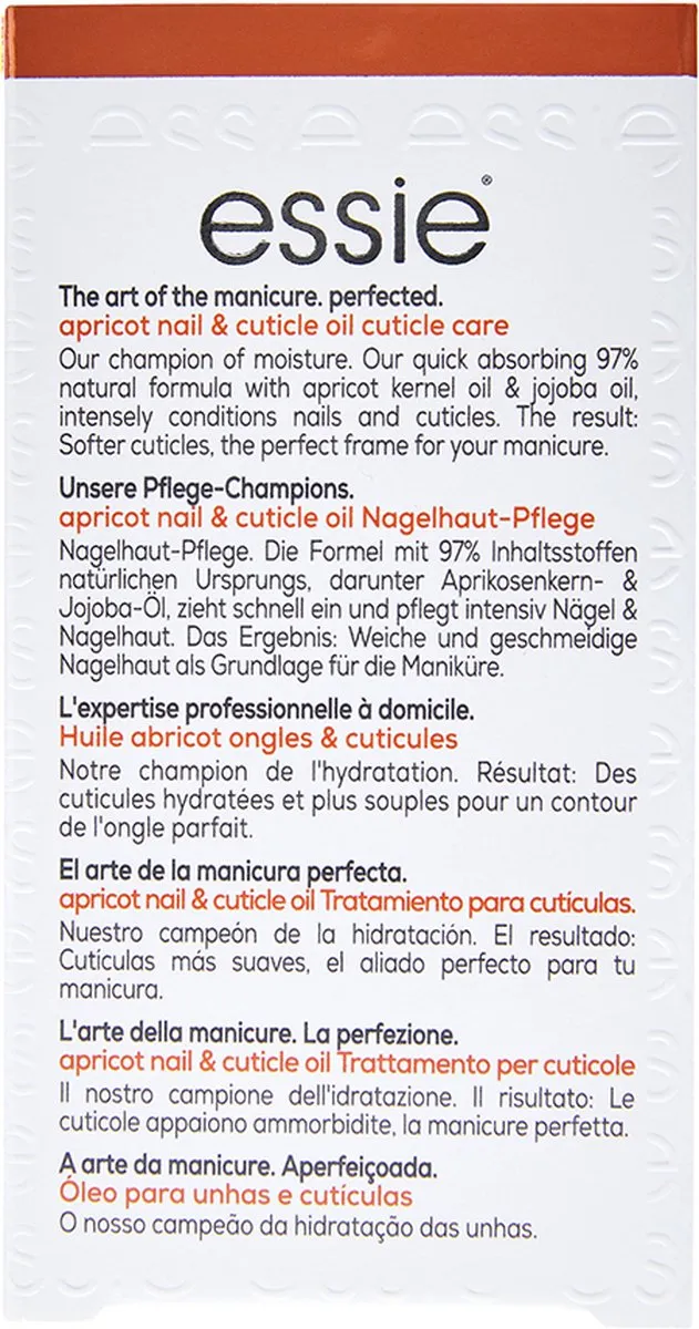 essie Nagel- en Nagelriemolie Abrikoos 13,5ml