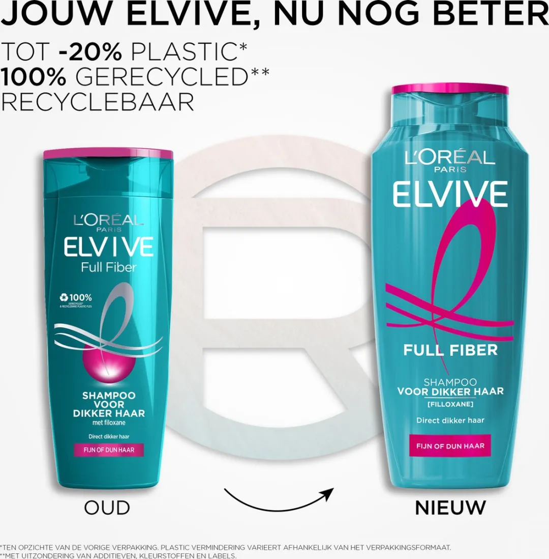 L'Oréal Paris Elvive Full Fiber Shampoo - 6x250ml