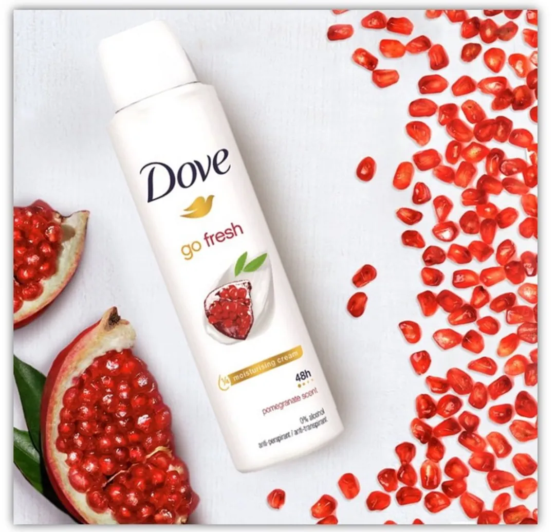 Dove Deo Spray Go Fresh Granaatappel 450ml - 3 Stuks