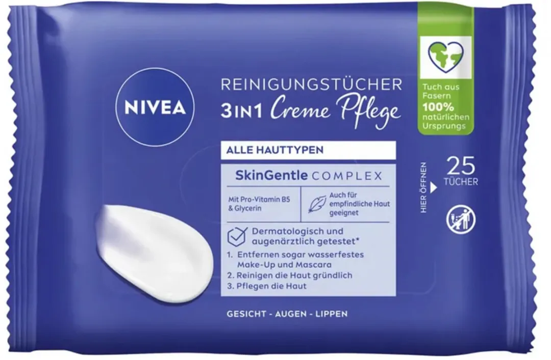 NIVEA Crème Care Reinigingsdoekjes 25 Stuks