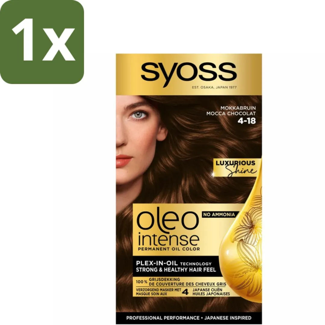 SYOSS Oleo Intense Haarverf Mokka Bruin 115ml