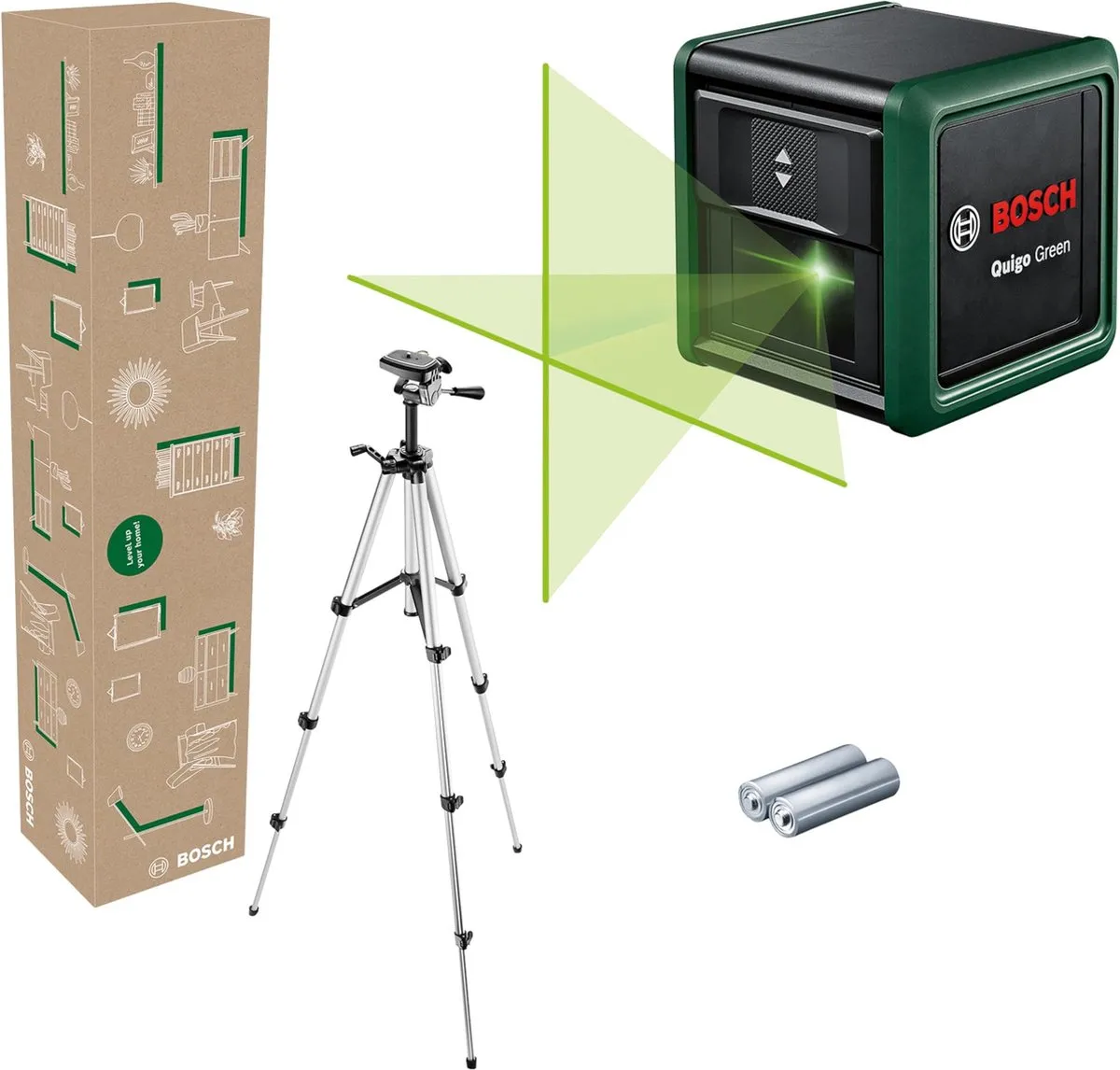 Bosch Quigo Green Crosslaser - Groen - afbeelding 6 van 6