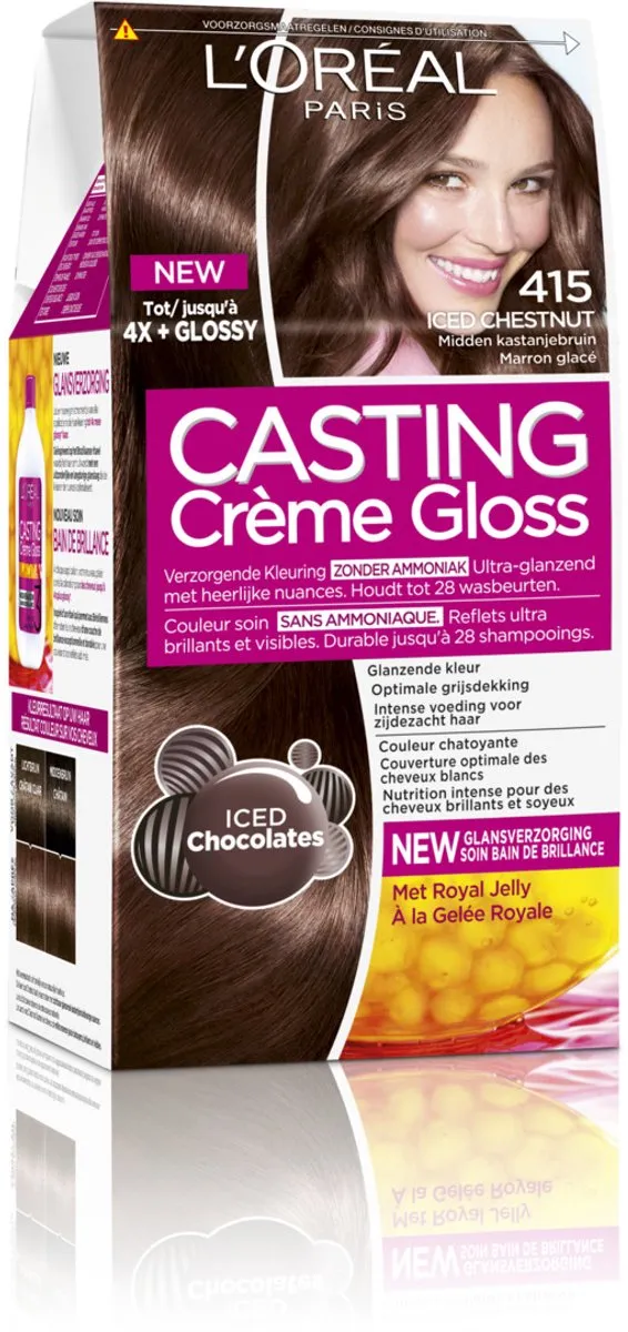 L'Oréal Paris Casting Crème Gloss 415 As Middenbruin - afbeelding 6 van 6