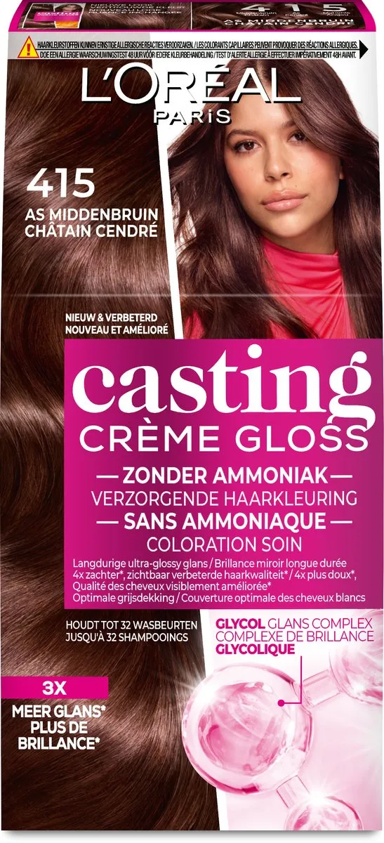 L'Oréal Paris Casting Crème Gloss 415 As Middenbruin