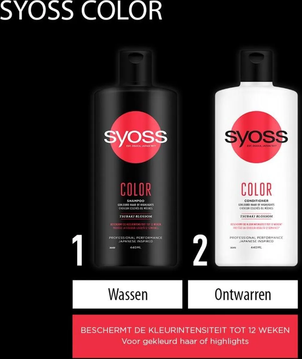 SYOSS Color Shampoo 440ml - Gekleurd haar