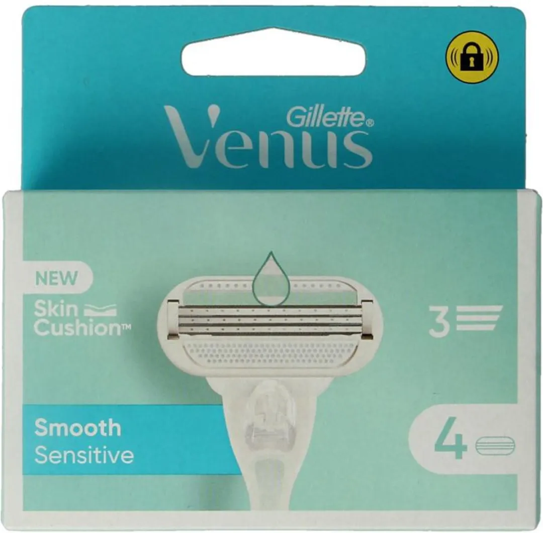 Gillette Venus Smooth Sensitive Scheermesjes - 4 Stuks - afbeelding 6 van 6