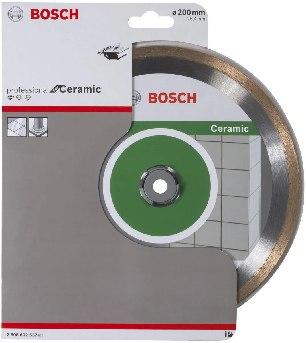 Bosch Diamantdoorslijpschijf Standard 200x25,4mm Keramiek