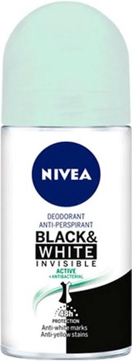 NIVEA Black & White Invisible Deodorant Roller 50ml