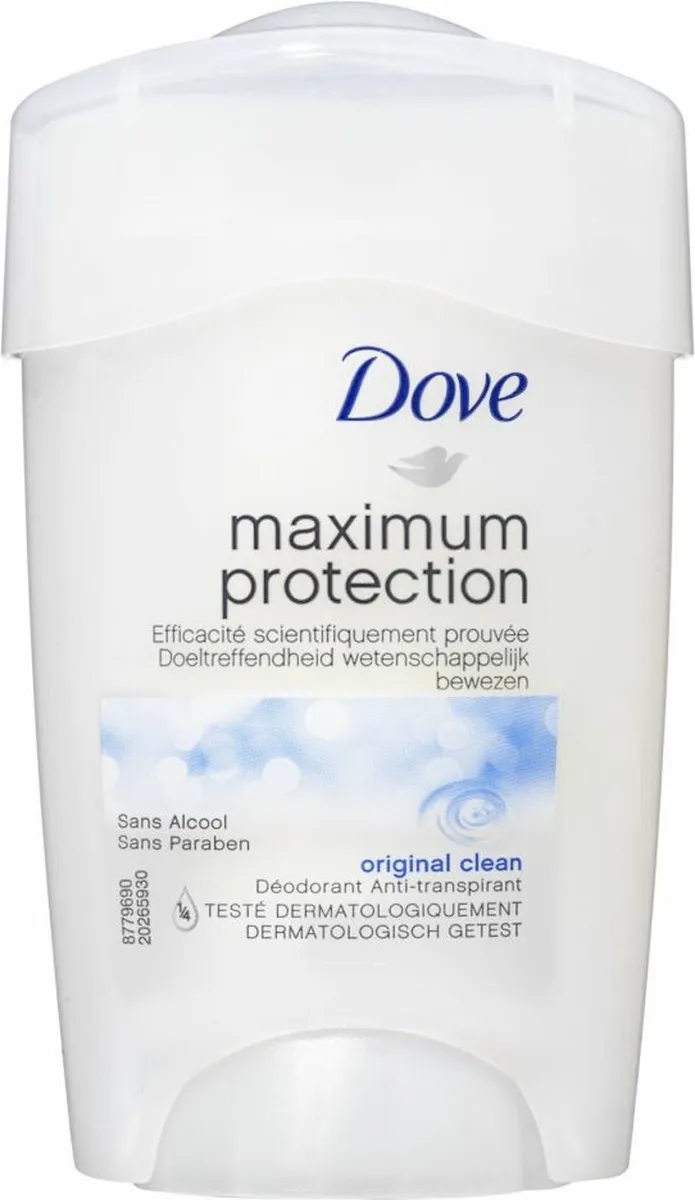 Dove Original Clean Deostick - 6x45ml - afbeelding 6 van 6