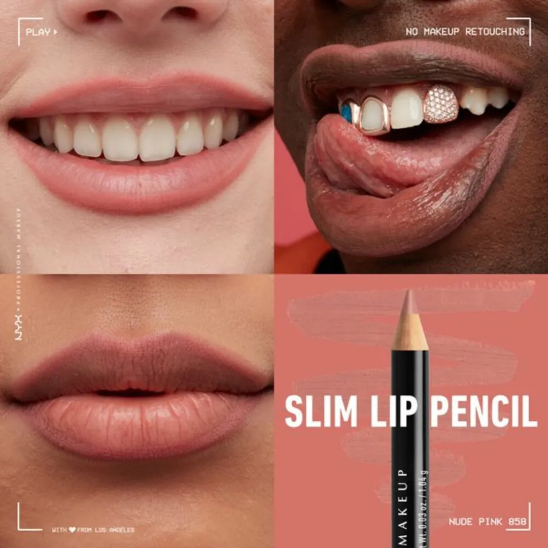 NYX Slim Lip Pencil Nude Pink - 1 g