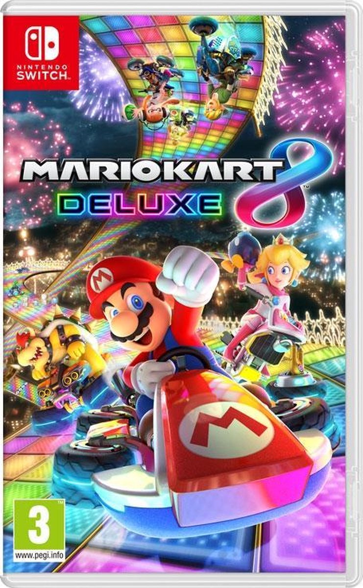 Nintendo Mario Kart 8 Deluxe, Nintendo Switch, Multiplayer modus, E (Iedereen)