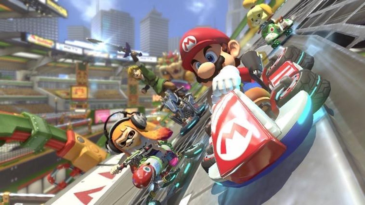 Nintendo Mario Kart 8 Deluxe, Nintendo Switch, Multiplayer modus, E (Iedereen)
