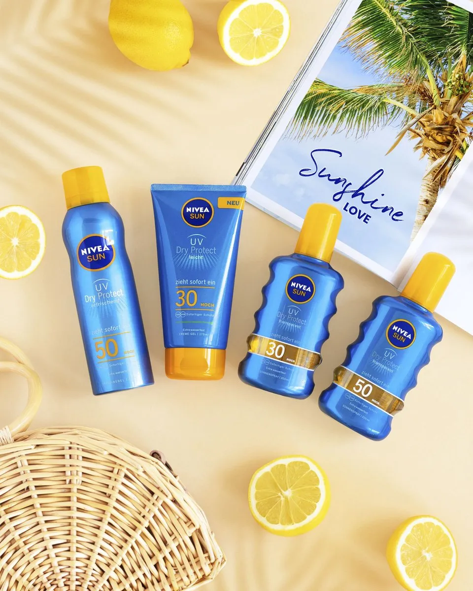 NIVEA SUN Zonnespray UV Dry Protect Sport SPF 50 - 200ml