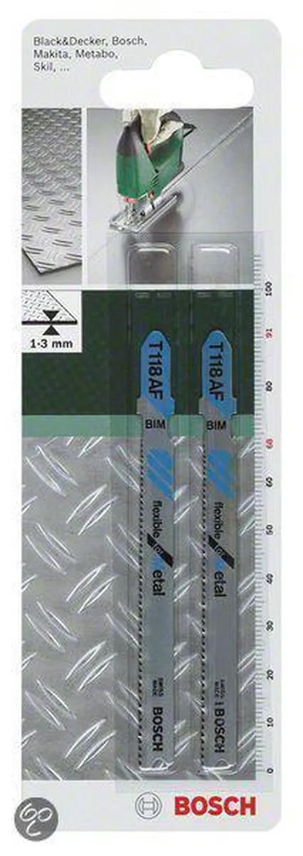 Bosch T 118 AF Decoupeerzaagblad Bimetaal