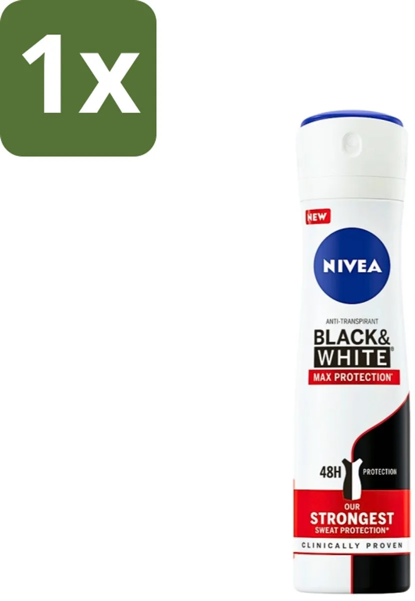 NIVEA Black & White Max Protection Deo Spray 150ml