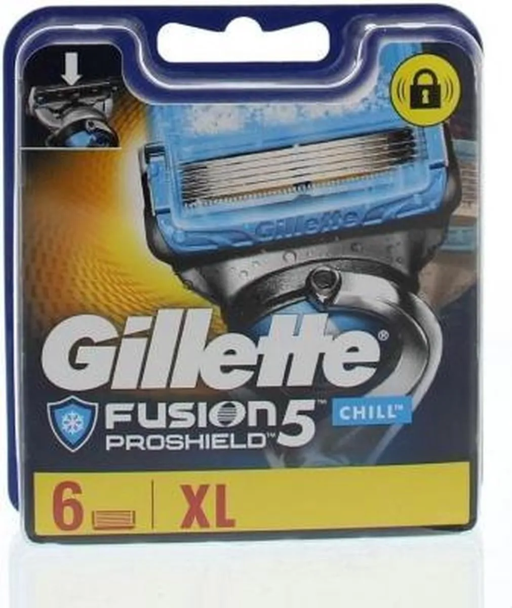 Gillette Fusion5 Proshield Chill Scheermesjes - 6 Stuks