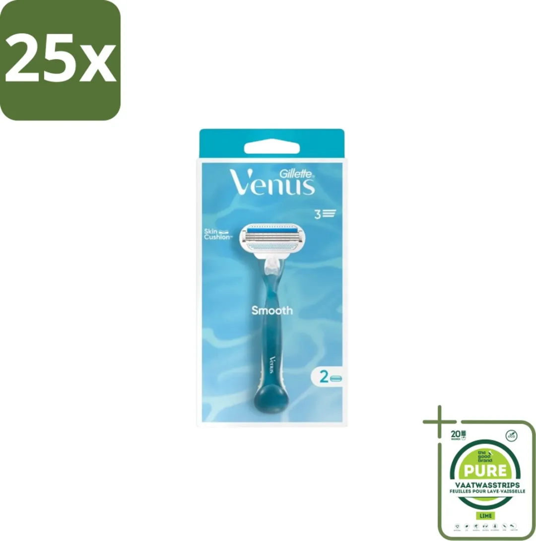 Gillette Venus Smooth Handvat + Navulmesjes